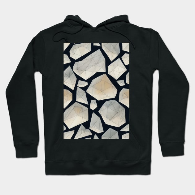 Jewel Pattern - Lowpoly Quartz, for a bit of luxury in your life! #5 Hoodie by Endless-Designs